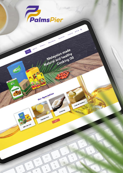 Business website design project for Palmspier Malaysia by MWDesign