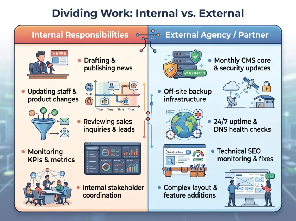 Internal Responsibilities │ External Agency / Partner